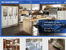 Tablet Screenshot of newislandremodeling.com